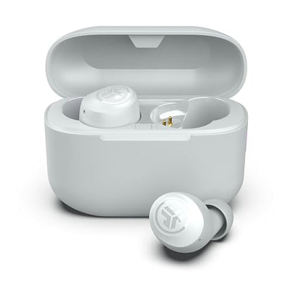 JLab Go Air Pop+ True Wireless Earbuds, in Ear Headphones, Bluetooth Earphones, 35H Playtime Ear Buds, Bluetooth Earbuds with Microphone, USB-C Charging Case, Dual Connect, EQ3 Sound, Cloud White | Wireless Earphones, IP55 True Wireless Earbuds with Micro