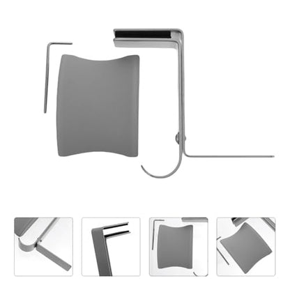 Headphone Holder and Headset Rack Desk Clamp Hook Under Desk Mount, Gray Sturdy Plastic Headphone Stand Hanger for Home and Office Storage