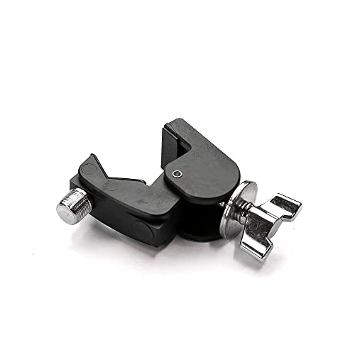 Gibraltar Adjustable Clamp for Microphone Gooseneck, Multi-Mount Drum Hardware Mic Holder, with Quick Release Function, Fits Round or Square Tubes and Hoops (SC-MMMC) - style: SC-MMMC