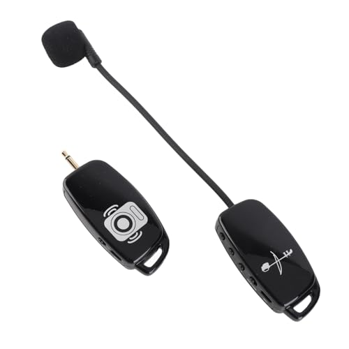 Erhu Microphone 2.4G Wireless Anti Interference Plug and Play Violin Pickup with 3.5mm to 6.35mm Adapter 10 Meter Distance Equipped Noise Cancelling Chip Durable ABS Build Automatic Pairing
