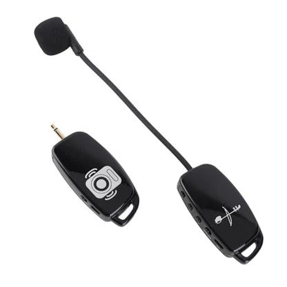Erhu Microphone 2.4G Wireless Anti Interference Plug and Play Violin Pickup with 3.5mm to 6.35mm Adapter 10 Meter Distance Equipped Noise Cancelling Chip Durable ABS Build Automatic Pairing