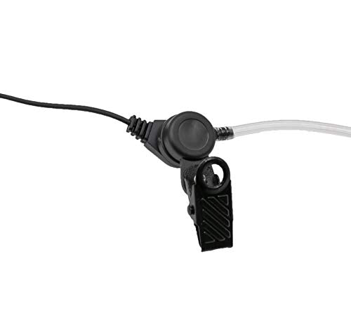 LXT600 GXT1000 Transparent Acoustic Tube Surveillance Earpiece Headset for Midland AVPH4 LXT GXT Walkie Talkie Radio(2 Pack)