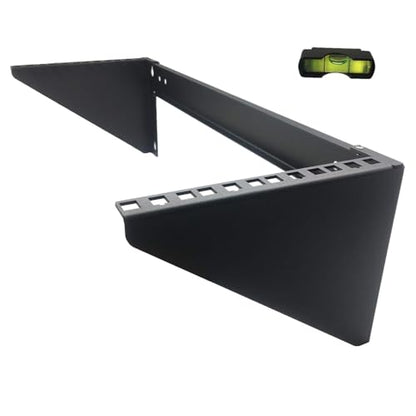 4U19 Inch Vertical Wall Mount Patch Panel Bracket Heavy Duty | 125 lbs Capacity Wall Mountable Server Rack (4U150)