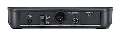 Shure BLX14/CVL Lavalier Audio System J11 Band (596–620 MHz) – BLX4 Receiver, BLX1 Bodypack & CVL Clip-On Lavalier Mic, Up to 14 Hr Battery, 300 ft Range