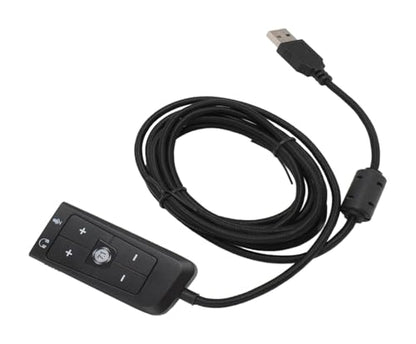 For Kingston Cloud II USB to 3.5mm Audio with Volume Indicator for PC for PS4 External Sound Card