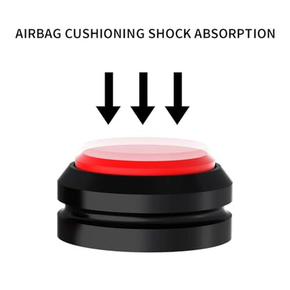 Preffair Audio Speaker Aluminum/Silicone Isolation Feet Turntable Damper Vibration Stopper Stand Absorption Shock Pad for Amplifier Preamp DAC Devices 4Pcs (Red, 1.73"x1.18") - color: Red