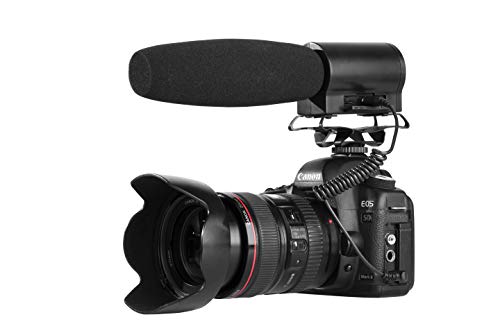 BOYA BY-DMR7 On-Camera Shotgun Microphone with Integrated Flash Recorder & Headphone Output - style: BY-DMR7
