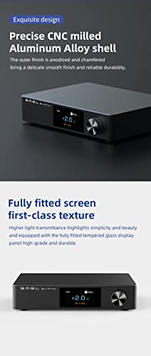 SMSL SU-9 PRO ES9039MPRO Decoder MQA&MQA-CD Bluetooth 5.0 High-Res Audio DAC XU316 768kHz/32Bit DSD512 with Remote Control