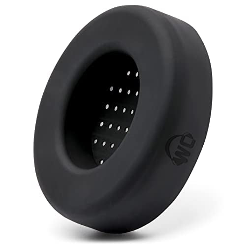 WC SweatZ Studio - Patented Covers for Beats Studio 3 (A1914) & 2 (B0500) | Made by Wicked Cushions | Made with Premium Silicone | Also fits B0501 | Black - color: Black