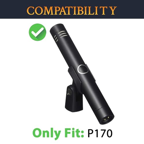 SOULWIT 4Pcs Pop Filter for AKG P170 Pencil Condenser - Black