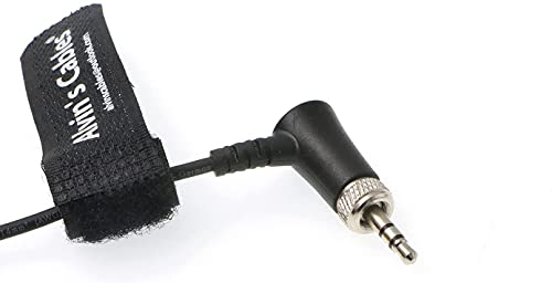 Low-Profile Audio-Cable for Sennheiser-EK-2000 XLR 3-Pin Male to Locking-3.5mm-TRS Right-Angle Balanced Cable for Sound Devices 633 688 Zaxcom Zoom Alvin's Cables Red - color: Red