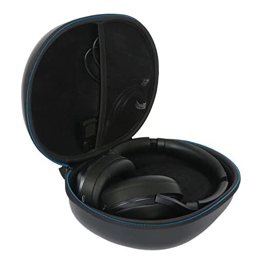 Hard Travel Case for Full Size Headphone | Compatible with Most Headphone, Shockproof, Impact-resistant, Protective Storage Box, Smooth Zipper