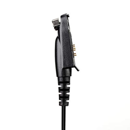 Retevis RT48 Walkie Talkie Earpiece with Mic,IP66 Waterproof | Compatible with RT29G/RT29S/RT47/RT47V, Ailunce HD1/HD2/HA1G, Motorola EX500 Walkie-talkies, 2 Way Radio Earpiec(4 Pack)