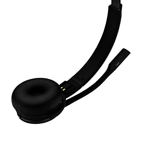Sennheiser SDW 5034 (507008) - Single-Sided (Monaural) Wireless DECT Headset for Softphone/PC & Mobile Phone Connection Dual Microphone Ultra Noise Cancelling, Black