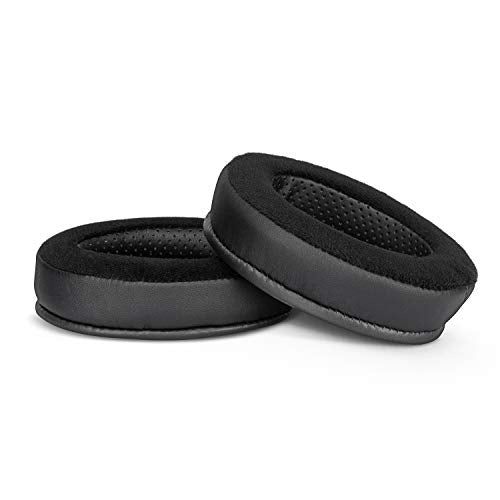 Brainwavz Hybrid Memory Foam Earpad - Black PU/Velour - Suitable for Large Over The Ear Headphones - AKG, HifiMan, ATH, Philips, Fostex - color: Hybrid Oval