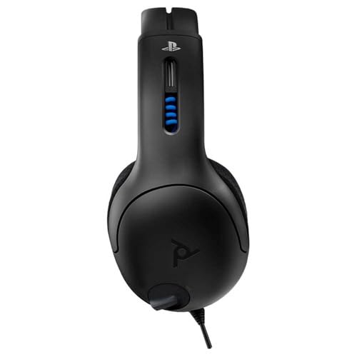 PDP LVL50 Wired Headset with Noise Cancelling Microphone: Black - PS5/PS4