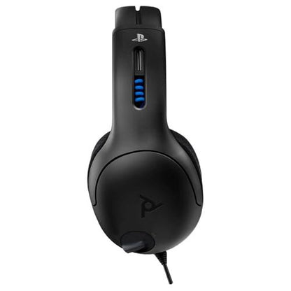 PDP LVL50 Wired Headset with Noise Cancelling Microphone: Black - PS5/PS4