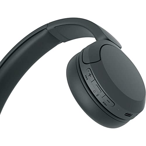 Sony WHCH520B Wireless Headphones with Microphone - Black