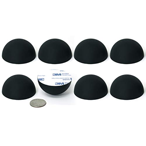 Hudson Hi-Fi Speaker Isolation Feet (8-Pack, 2") – Adhesive Silicone Anti-Vibration Pads for Speakers, Turntables, Subwoofers & Amplifiers, Supports 30-50 lbs Per Pad