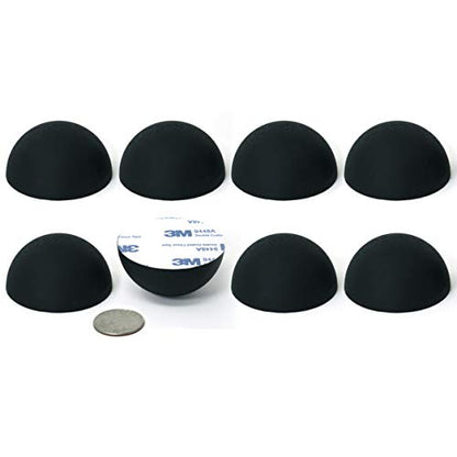 Hudson Hi-Fi Speaker Isolation Feet (8-Pack, 2") – Adhesive Silicone Anti-Vibration Pads for Speakers, Turntables, Subwoofers & Amplifiers, Supports 30-50 lbs Per Pad