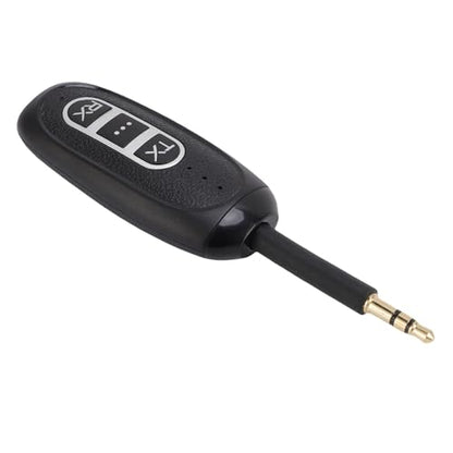 Jiawu Bluetooth 5.4 Transmitter Receiver Low Latency Audio Adapter for Smartphones Tablets and Laptops with Rotatable Audio Jack
