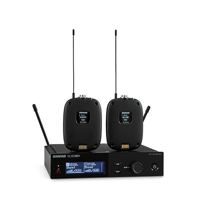 Shure SLXD14D+ Dual Digital Wireless System - G57 Band