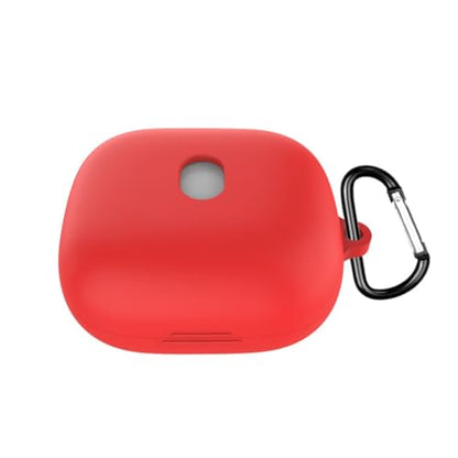Soft Silicone Shell Cover for Earphones Easy Charging Access - color: Red