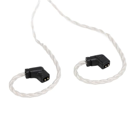 IEM Cable, Silver Plated Earphone Cable for QDC, AS12, AS16, ZSX, ZSN, ZS10 Pro, EDX, UE 18Pro, TRN, QDC, CCA, 2pin 0.78mm, 3.5mm
