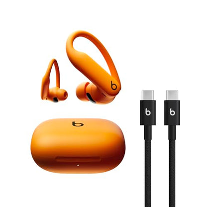 Beats Powerbeats Pro 2 - Wireless Bluetooth Earbuds with USB-C Charging Cables (1.5 m) - Electric Orange - color: Electric Orange, style: Powerbeats Pro 2 and USB-C Cable