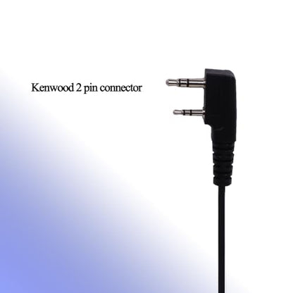 Swivel C-Shape Style Earpiece with PTT Compatible for Kenwood NX-1200 NX-1300 NX-P1200 NX-P1300 NX-3220