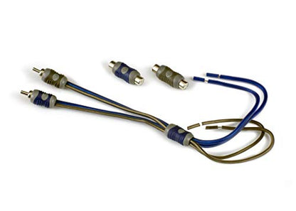 KICKER 46KISL K-Series Interconnect, Speaker Wire to RCA Adapter | Connects factory radio outputs with amp inputs, plug-and-play hookup for systems without preouts, clean signal routing