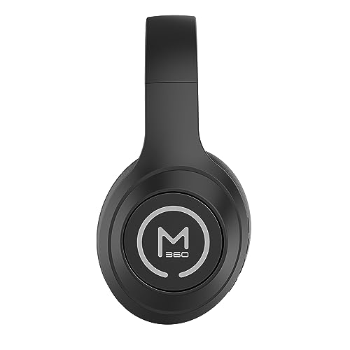 Morpheus 360 Comfort Plus Wireless Over-Ear Headphones - Bluetooth Headset with Microphone - 10H Playtime - HP6500B (Black) - color: Black