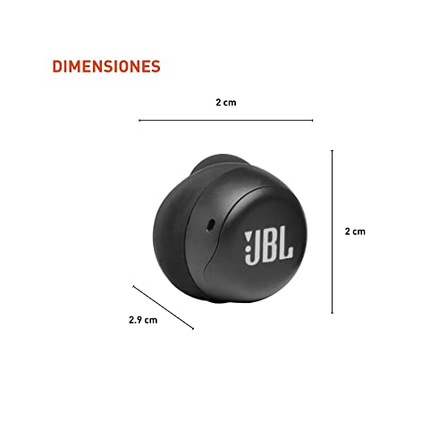 JBL Live Free NC+ - True Wireless in-Ear Noise Cancelling Bluetooth Headphones with Active Noise Cancelling, Microphone, Up to 21H Battery, Wireless Charging (Black) - color: Black
