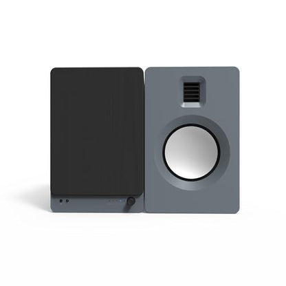 Kanto TUK Powered Speaker with Headphone Out | Built-in USB DAC | Dedicated RCA with Phono Pre-amp | Bluetooth | AMT Tweeter | 5.25" Driver | Pair | Matte Grey - color: Matte Grey