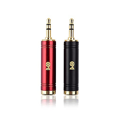 Cable Matters 2-Pack 3.5mm to 1/4 Adapter, 6.35mm to 3.5mm