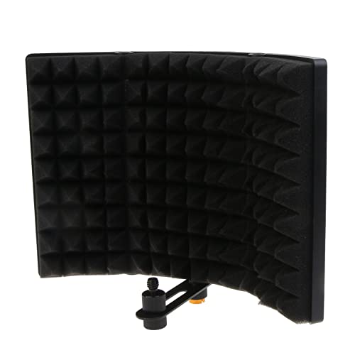Microphone Isolation Shield Broadcast Noise Reduction Equipment Studio Acoustic Soundproofing Panels Wedges Soundproof Microphone Windscreen Foam Cover
