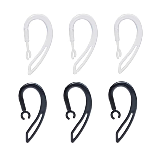 Replacement Ear Hook for Walkie Talkie Bluetooth Headset Black&Clear - color: Mix