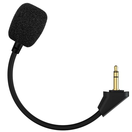 Replacement Cloud Alpha Mic Boom Microphone Compatible with Kingston HyperX Cloud Alpha, Cloud Alpha S Gaming Headsets for PS5 PS4 Xbox One Nintendo Switch Computer PC