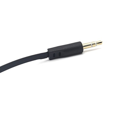 3.5mm Stereo Audio Flat Cable, 15cm, 2 Pack, 90 Degree Angle Male, 1/8" TRS Jack Plug Headphone Headset AUX Cord - color: Single Angle
