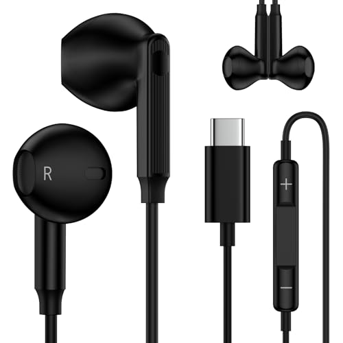 USB C Headphones Wired Earbuds