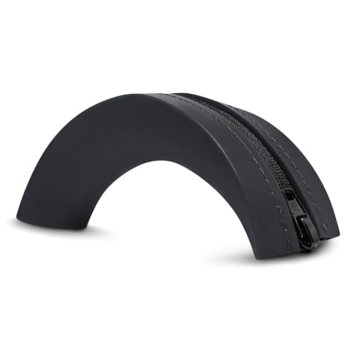 WC BandZ QC35 - Silicone Headband Cover for Bose QuietComfort 35, 35ii & 45 | Made by Wicked Cushions | Also fits QC 2023 & More, Enhanced Style & Sweat Protection | Black - color: Black