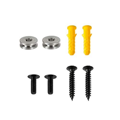 Soundbar Wall Mount Metal Hug Rings + Screws + Wall Anchors, Sturdy Hang Soundbar Wall Bracket Mounting Hardware Kit for Samsung HW-N950 HW-MS750 HW-MS751 HW-MS650 HWMS650 Subwoofer Speaker