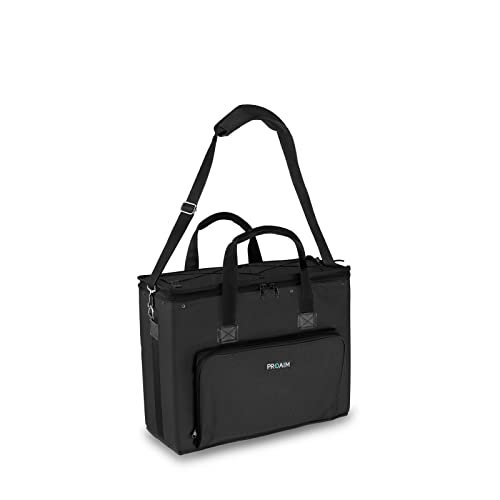 PROAIM Cube 4U Rack Bag for Sound Recordists, Soundmen, Musicians & Mixers. Professional Bag for Audio Systems, Wireless Microphone System, Field recording, Equalizers (BG-CB4U-01)