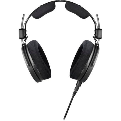 Audio-Technica ATH-R50x Open-Back Reference Headphones with Full-Sized Hard Headphone Case & Cloth (3 Items)