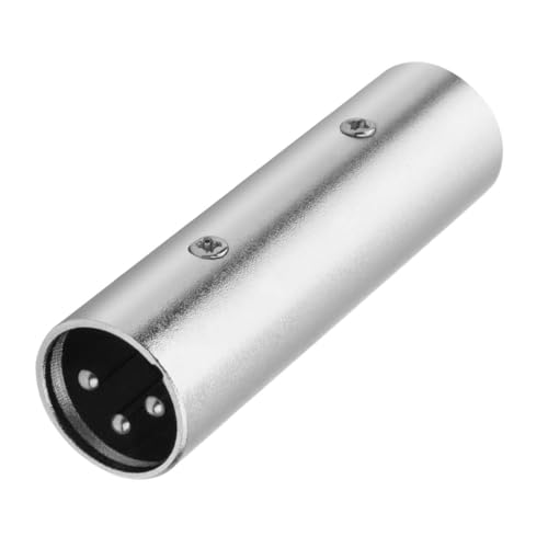 XLR Male Adapter, 3 Pin XLR Male to Male Microphone Cable Adapter - 2 Pack - style: XLR Male to Male Adapter