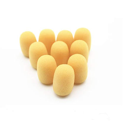 Foam Cover Windscreen Compatible with Headset Microphone,5mm Inner Circular,Hole Ear-Hook Headset Microphones(Pack of 10)