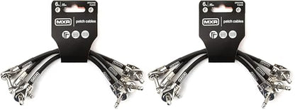 MXR Patch Cable 6 in|15 cm - (3PDCP06), 3 Count (Pack of 2) - size: 6 Inch (Pack of 2)