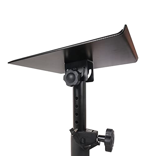 Sound Town 2-Pack Desktop Clamp-On Studio Monitor Speaker Stands with Horizontal/Vertical Speaker Orientation (STSD-DCM-Pair)