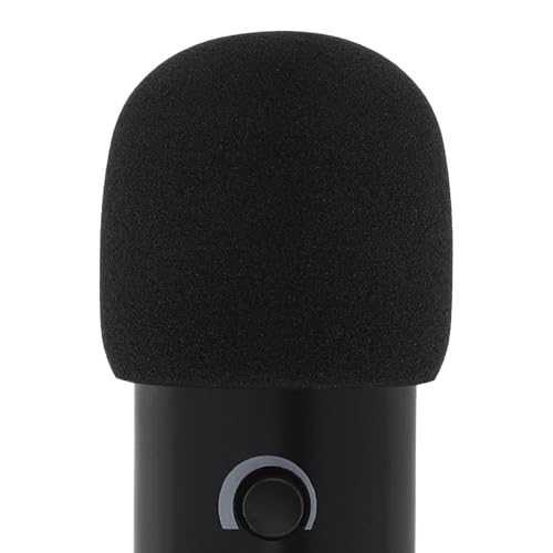 3 in 1 Microphone Windscreen Pop Filter Set Compatible with Blue Yeti,Yet-i Pro,Yet-i Nano Mic Windscreen Foam Cover Furry Dead Cat Dual Layered Noise Reduction Windshield