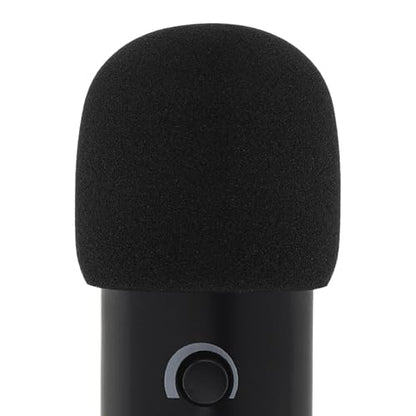 3 in 1 Microphone Windscreen Pop Filter Set Compatible with Blue Yeti,Yet-i Pro,Yet-i Nano Mic Windscreen Foam Cover Furry Dead Cat Dual Layered Noise Reduction Windshield